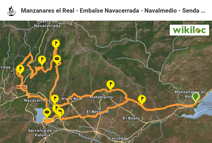 Disfrutar del ciclismo en Madrid con la ruta del embalse de Navacerrada